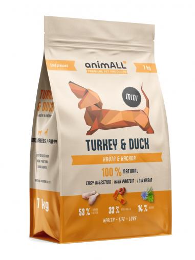 animALL Mini Turkey & Duck 7 kg